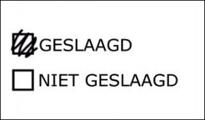 geslaagd