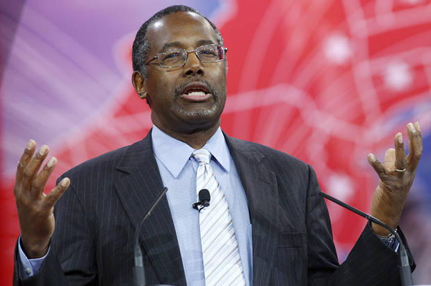 Carson speaks at the Conservative Political Action Conference (CPAC) in Maryland