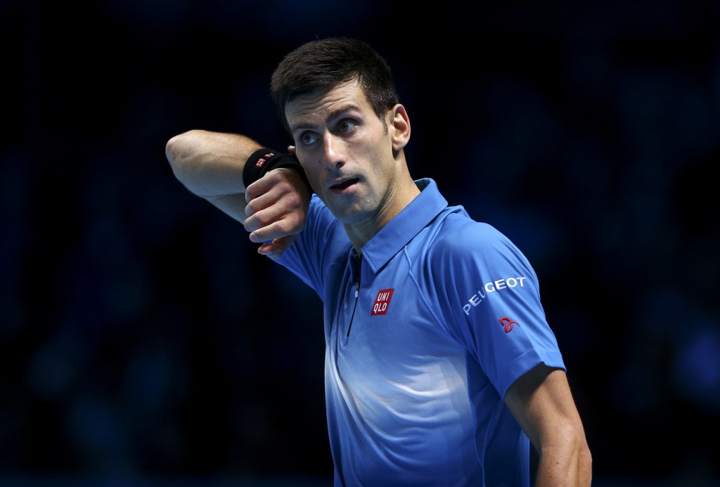 during day three of the Barclays ATP World Tour Finals at the O2 Arena on November 17, 2015 in London, England.