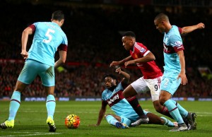 United loopt ook tegen West Ham averij op