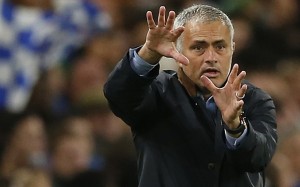 Football - Chelsea v Maccabi Tel-Aviv - UEFA Champions League Group Stage - Group G - Stamford Bridge, London, England - 16/9/15
 Chelsea manager Jose Mourinho
 Action Images via Reuters / John Sibley
 Livepic
 EDITORIAL USE ONLY.