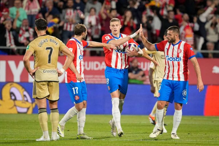 Girona sluiten topseizoen met Champions League-kwalificatie in stijl af