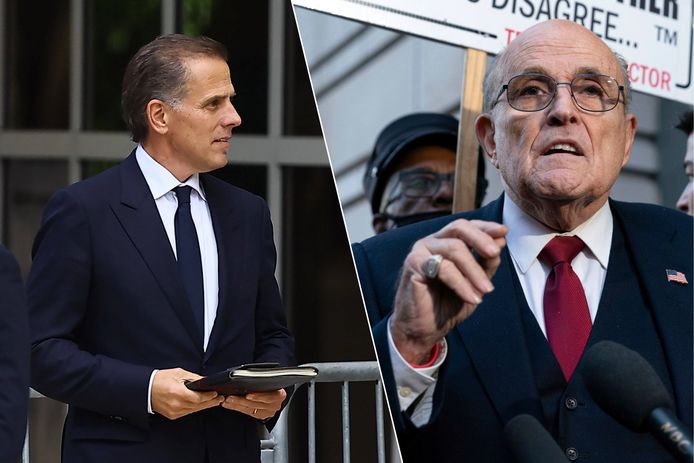 2 Hunter Biden trekt aanklacht tegen Rudy Giuliani in