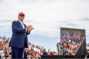 Trump vows to ‘drill, baby, drill’ despite rally attendees wilting in extreme heat