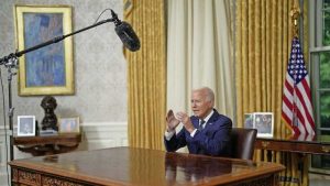 1 Biden spreekt natie toe vanuit Witte Huis