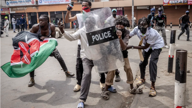 1 Kenyan protesters vow to seize country’s main airport as deadly unrest continues into sixth week