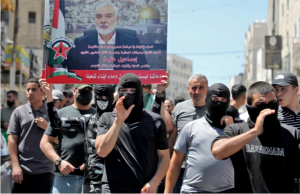 4 (05.00 uur) Palestinians in the occupied West Bank protest against Haniyeh’s killing