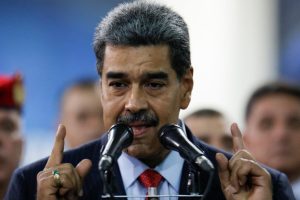 Venezuela's President Nicolas Maduro speaks at the Supreme Court of Justice, in Caracas, Venezuela July 31, 2024. REUTERS/Leonardo Fernandez Viloria