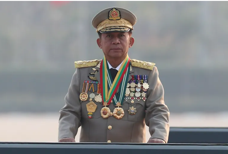 7 Myanmar’s military chief named acting president