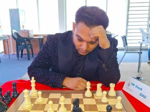 (21.00 uur) FIDE Master Giasi pakt Master of the Guianas kampioenschap