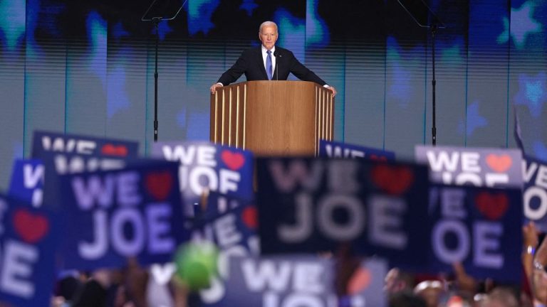 Biden uitvoerig bedankt op Democratische conventie