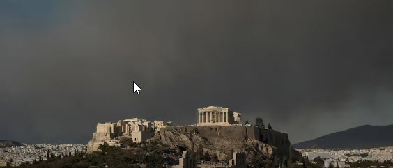 Griekse en Kroatische hulpdiensten bestrijden bosbranden rond Athene en Split