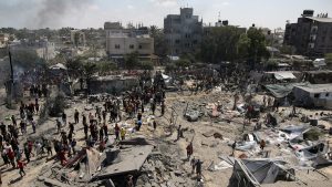 1 (14.00 uur) Tientallen doden gemeld na Israëlische aanval op 'veilige zone' in Gaza