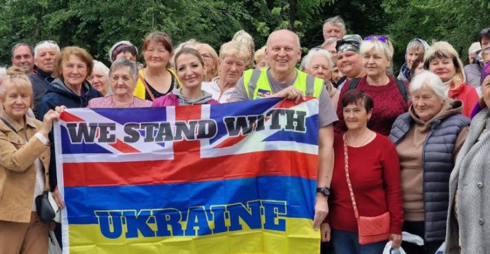 Man on ninth visit to Ukraine to donate supplies