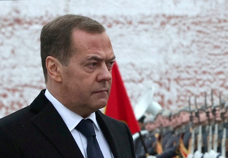 8 Voormalig Russisch premier Medvedev claimt op kaart
