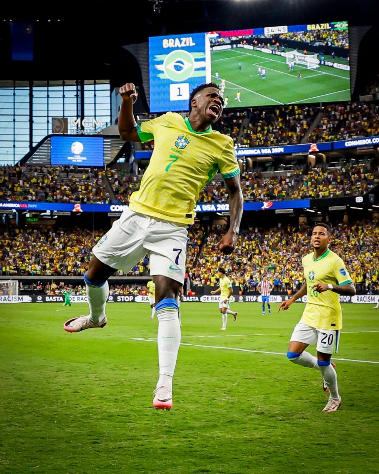 Vinicius Junior loodst Brazilië naar zege