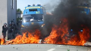 Protesten tegen Franse waterbassins ontsierd