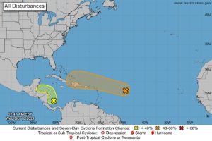 3 Tropical depression possible near