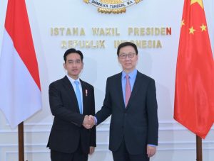 Chinese VP meets Indonesian new Vice President Gibran Rakabuming Raka