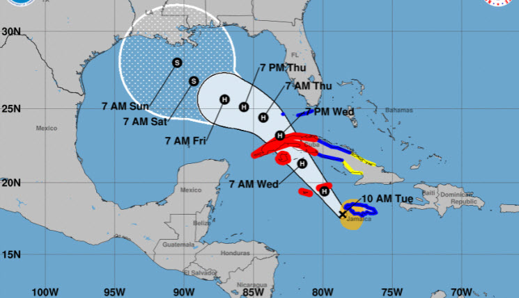 6 (07.00 uur)Rafael expected to strengthen